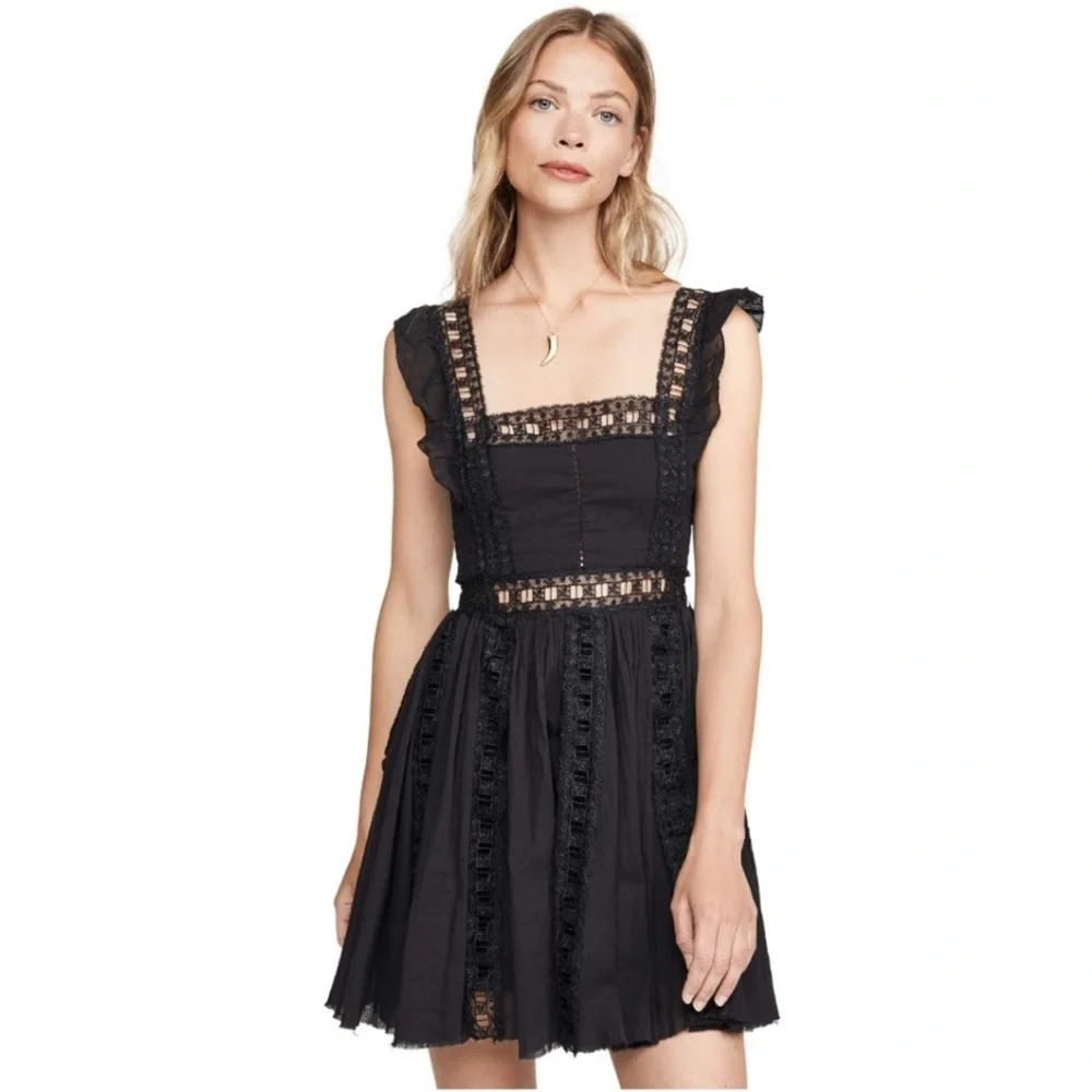 Free People Verona Mini Dress Size XS Like New - Picture 2 of 8